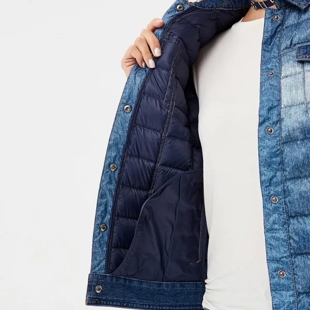 Guess Los Angeles Denim puffer jacket - Picture 4 of 13